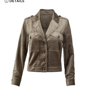 Cabi Sunday Topper Cropped Velvet Jacket